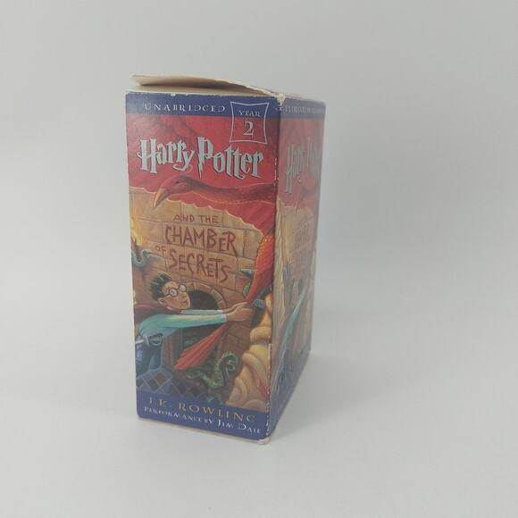 Harry Potter and The Chamber of Secrets Audio Book 6 Cassette Tapes Pre-owned - Picture 3 of 10